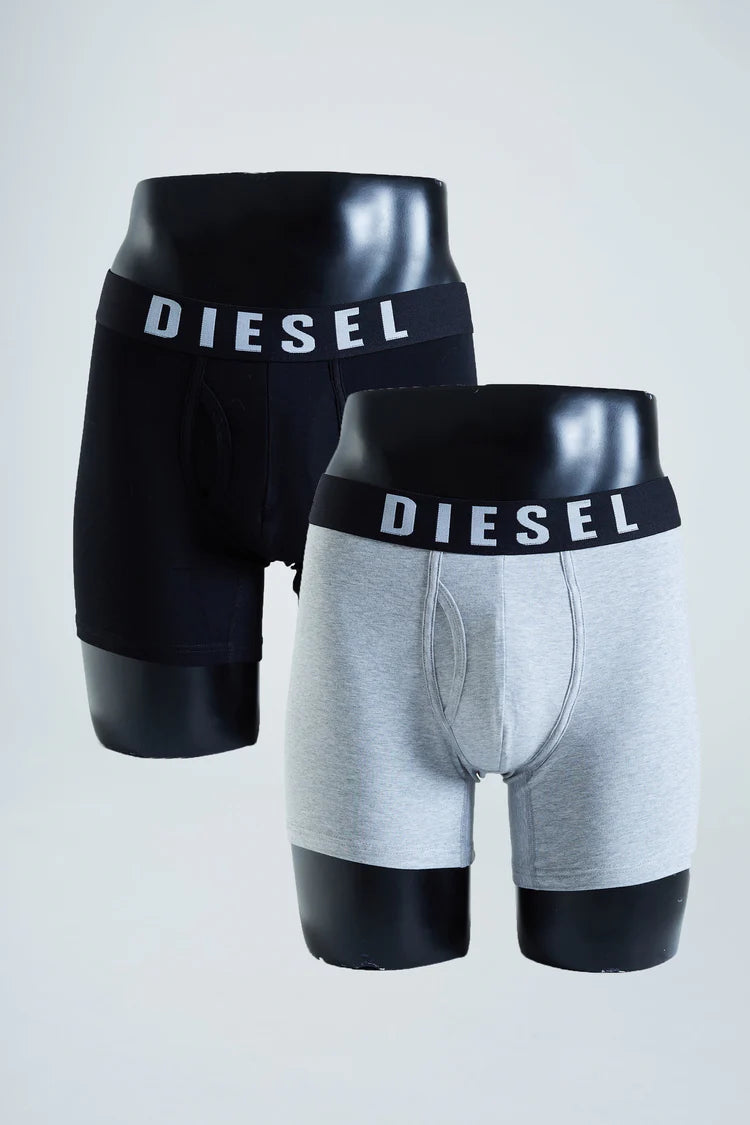 Diesel Bradford Boxer 2 Pack Black/Pebble
