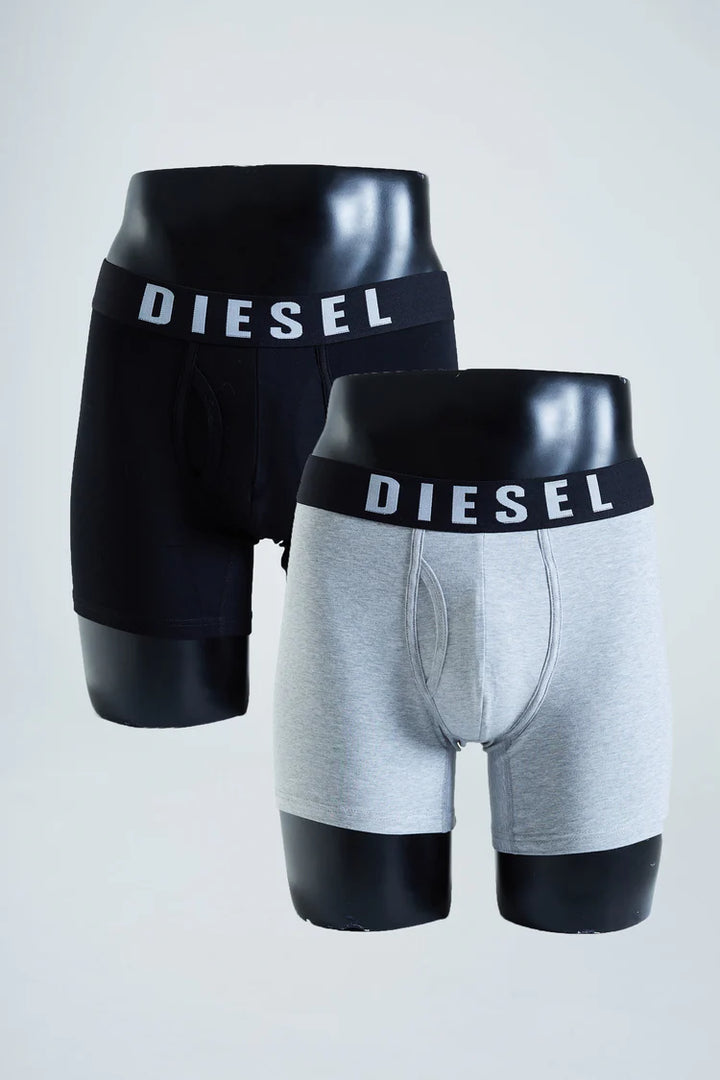 Diesel Bradford Boxer 2 Pack Black/Pebble