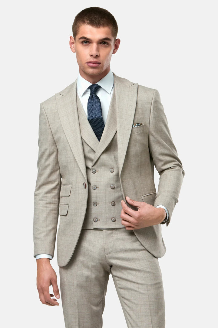 Benetti Merc Stone 3 Piece Suit image 2