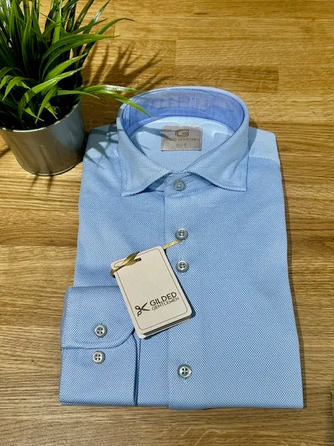 Gilded Gentlemen Shirt Print 5 Blue image 0
