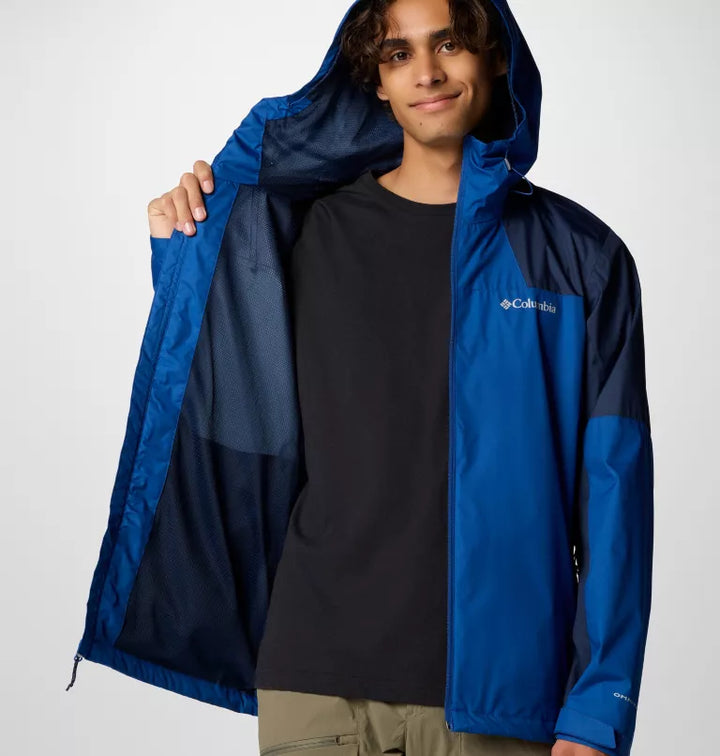 Columbia Inner Limits lll Waterproof Jacket Mountain Blue Collegiate Navy image 2