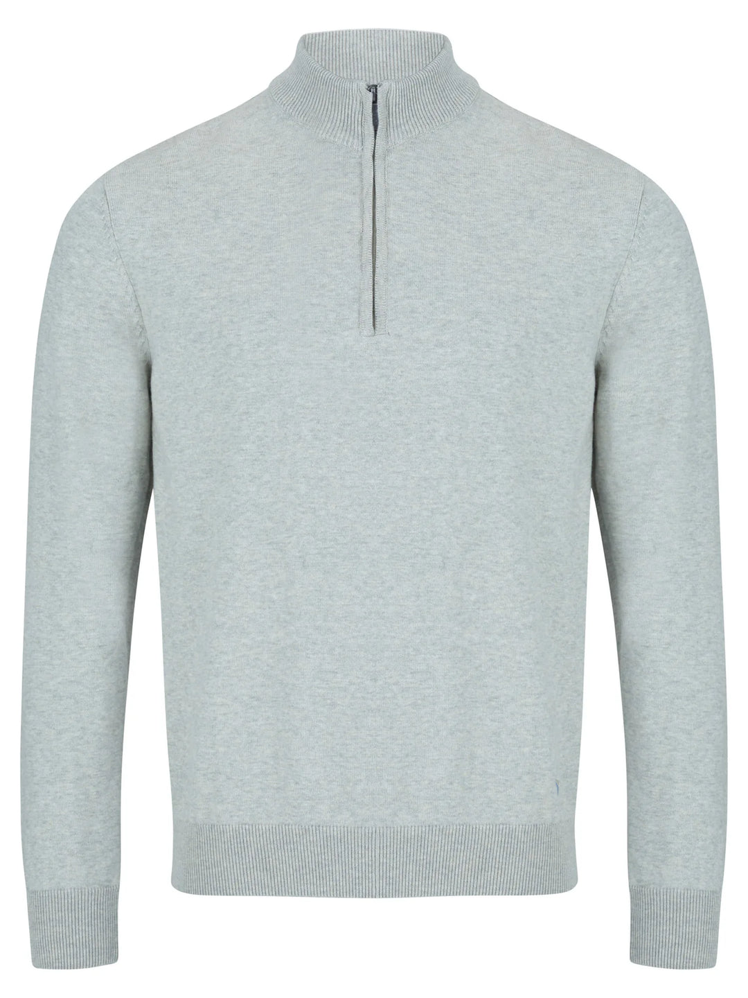 Drifter By Daniel Grahame 1/2 Zip Sweater Light Grey image 0