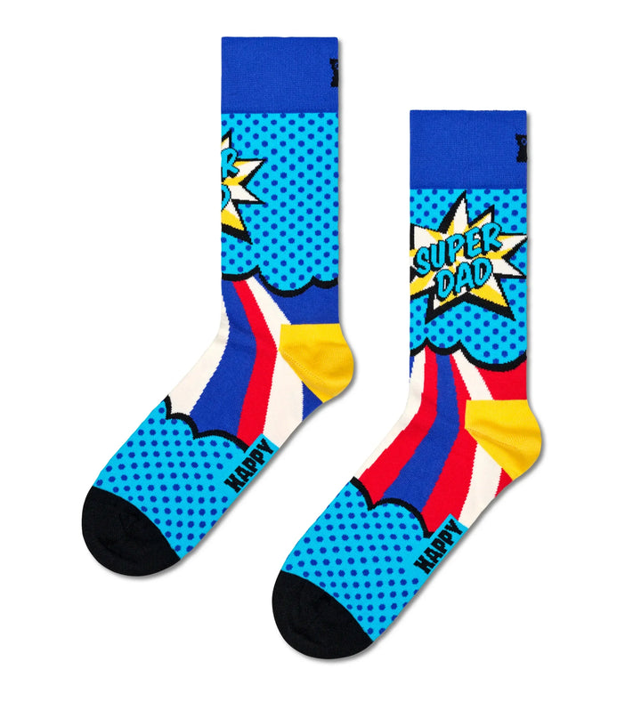 Happy Socks Super Dad 3 Pack Sock Giftbox image 2