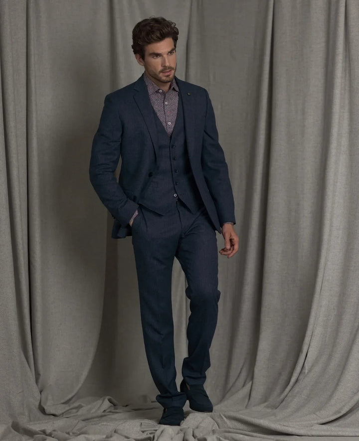 Magee Finn Donegal Tweed Mix & Match Blue Suit image 2