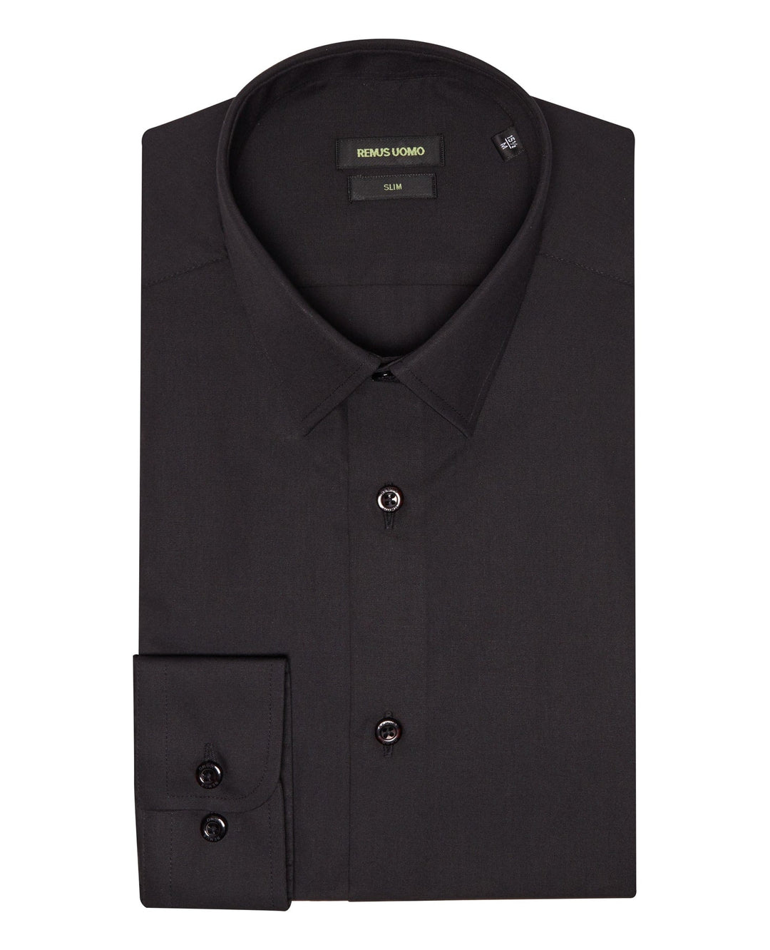 Remus Uomo Rome Ashton Slim Fit Shirt Black image 0