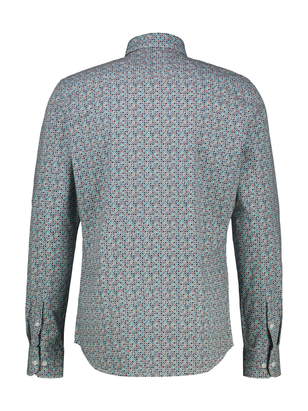 Lerros Cotton Printed Shirt Coastal Earth Red image 1