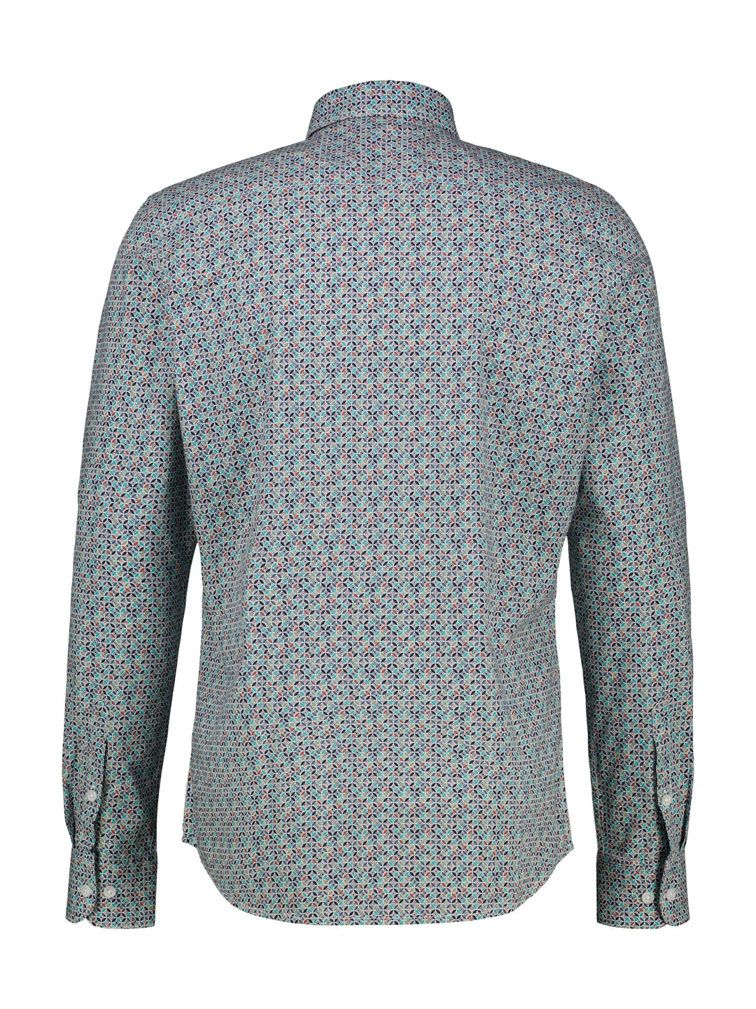 Lerros Cotton Printed Shirt Coastal Earth Red image 1