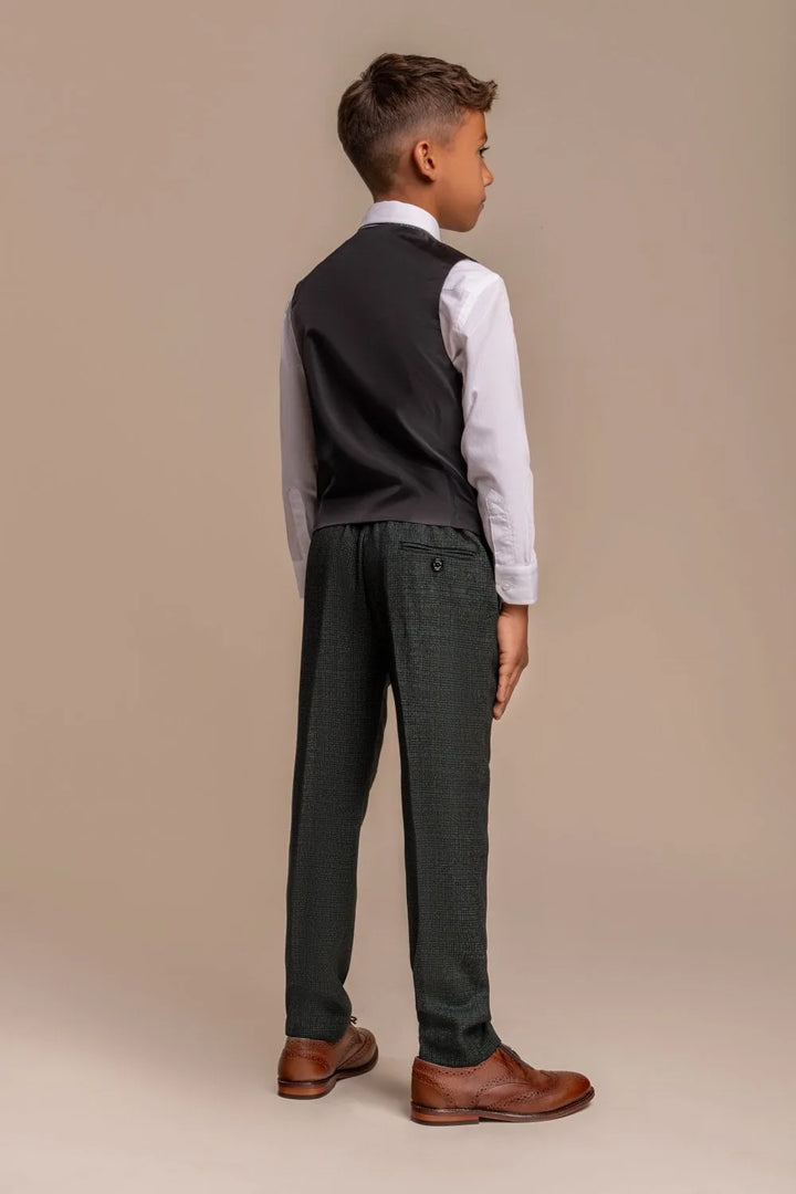 House Of Cavani Caridi Olive Boys Suit