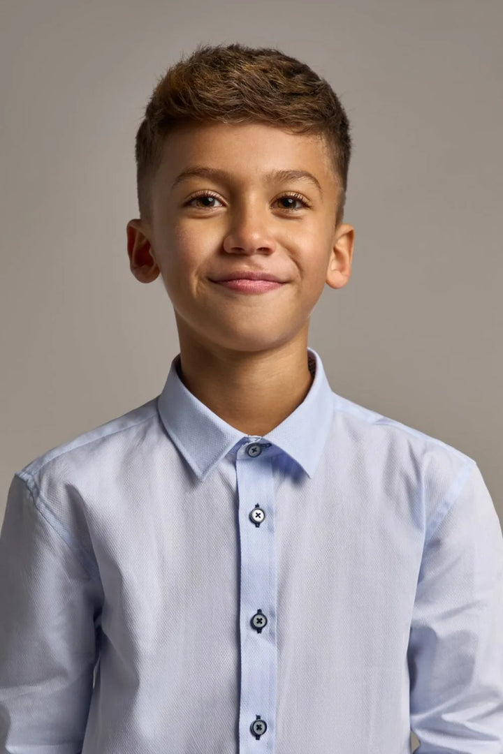 House Of Cavani Boys Noble Shirt Blue