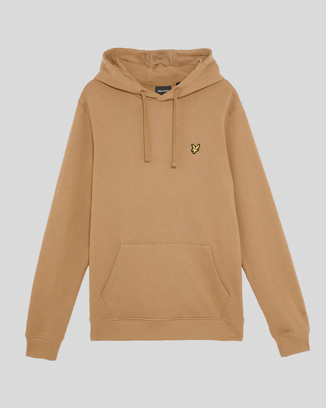 Lyle & Scott Loopback Cotton Hoodie Tigers Eye