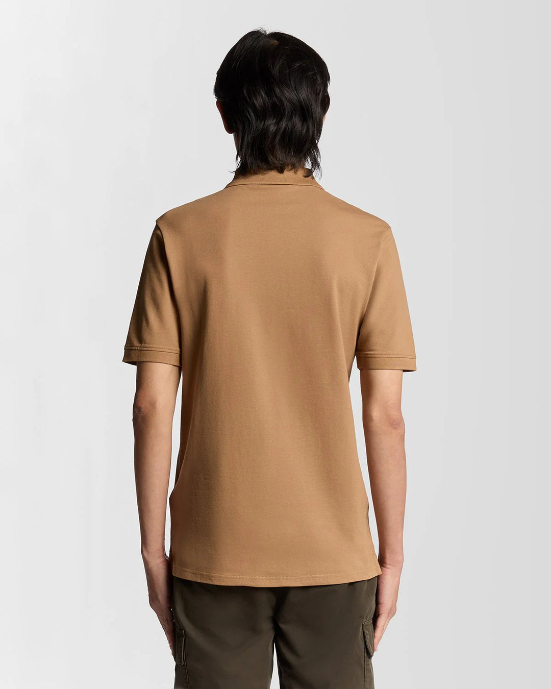 Lyle & Scott Cotton Polo Shirt Tigers Eye