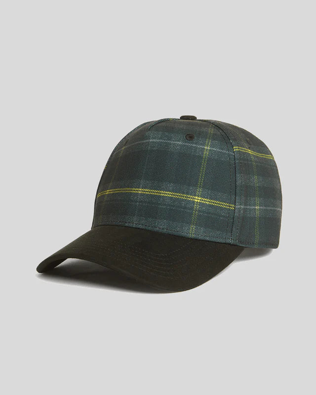 Lyle & Scott Contrast Tartan Check Baseball Cap