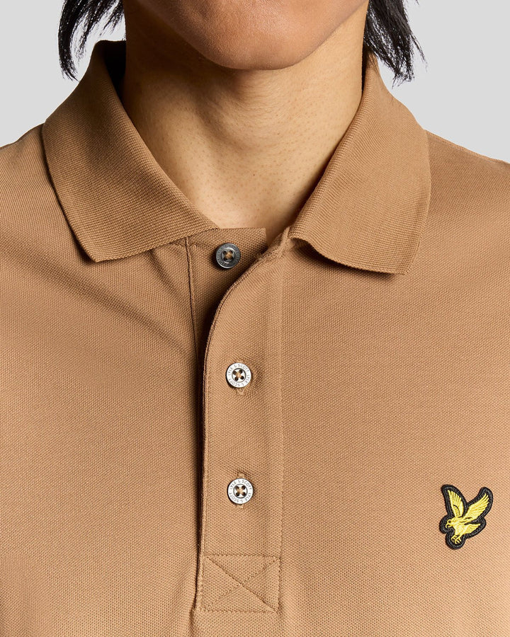 Lyle & Scott Cotton Polo Shirt Tigers Eye