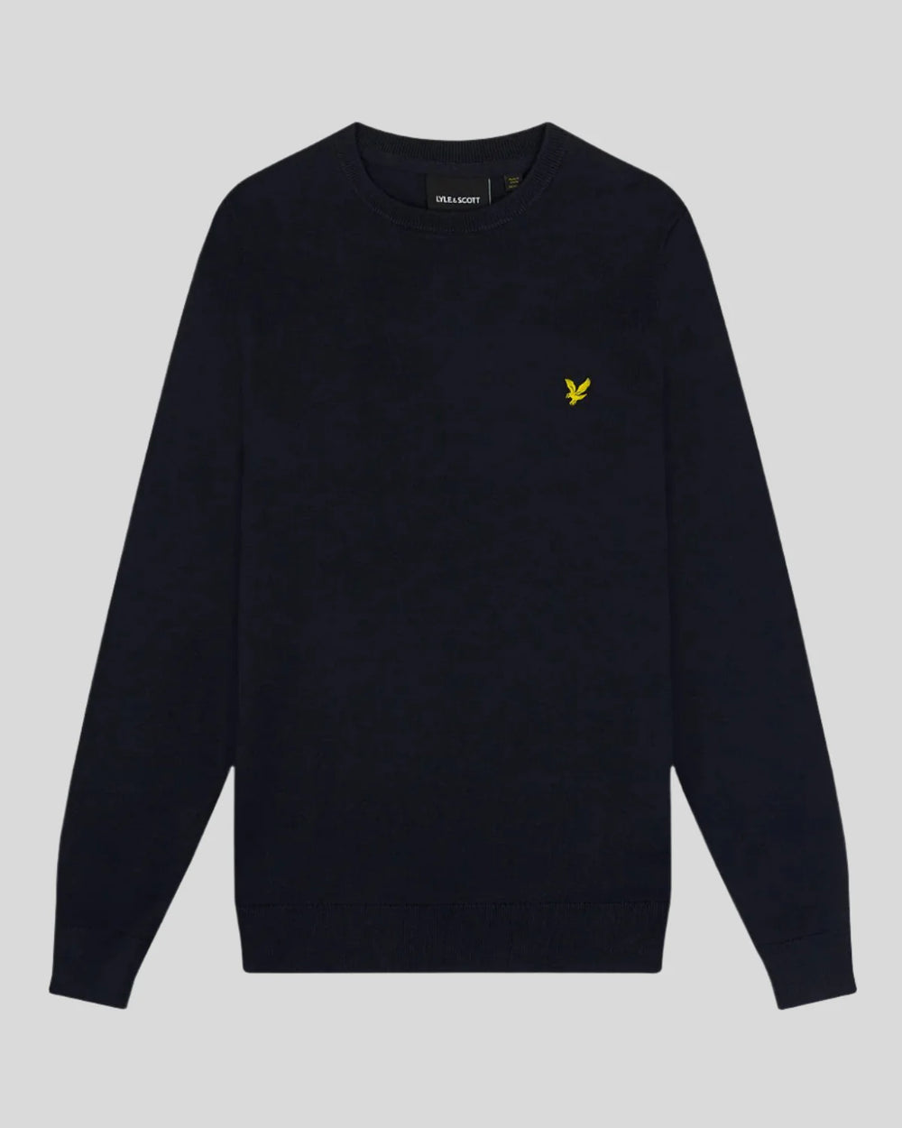 Lyle & Scott Cotton Crew Neck Jumper Dark Navy