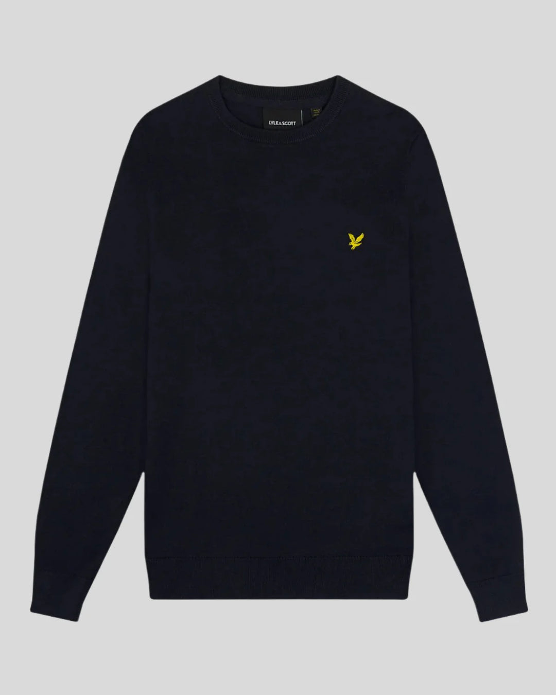 Lyle & Scott Cotton Crew Neck Jumper Dark Navy