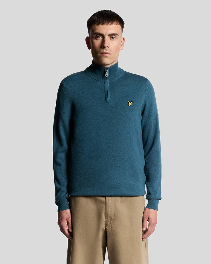 Lyle & Scott Cotton Merino 1/4 Zip Jumper