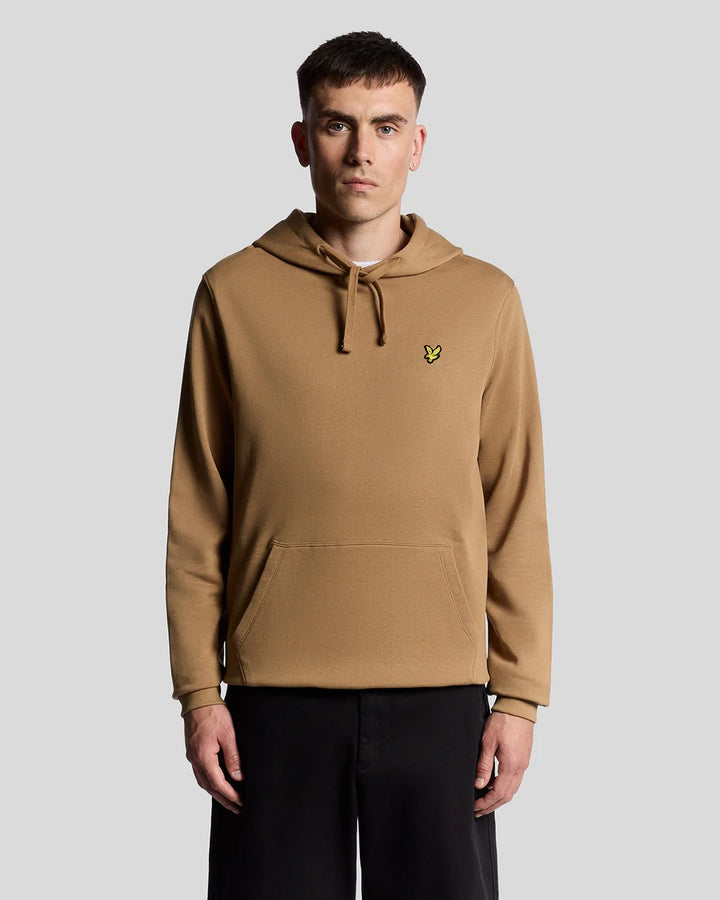 Lyle & Scott Loopback Cotton Hoodie Tigers Eye