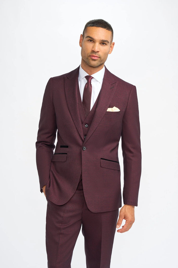 House Of Cavani Caridi Wine Suit