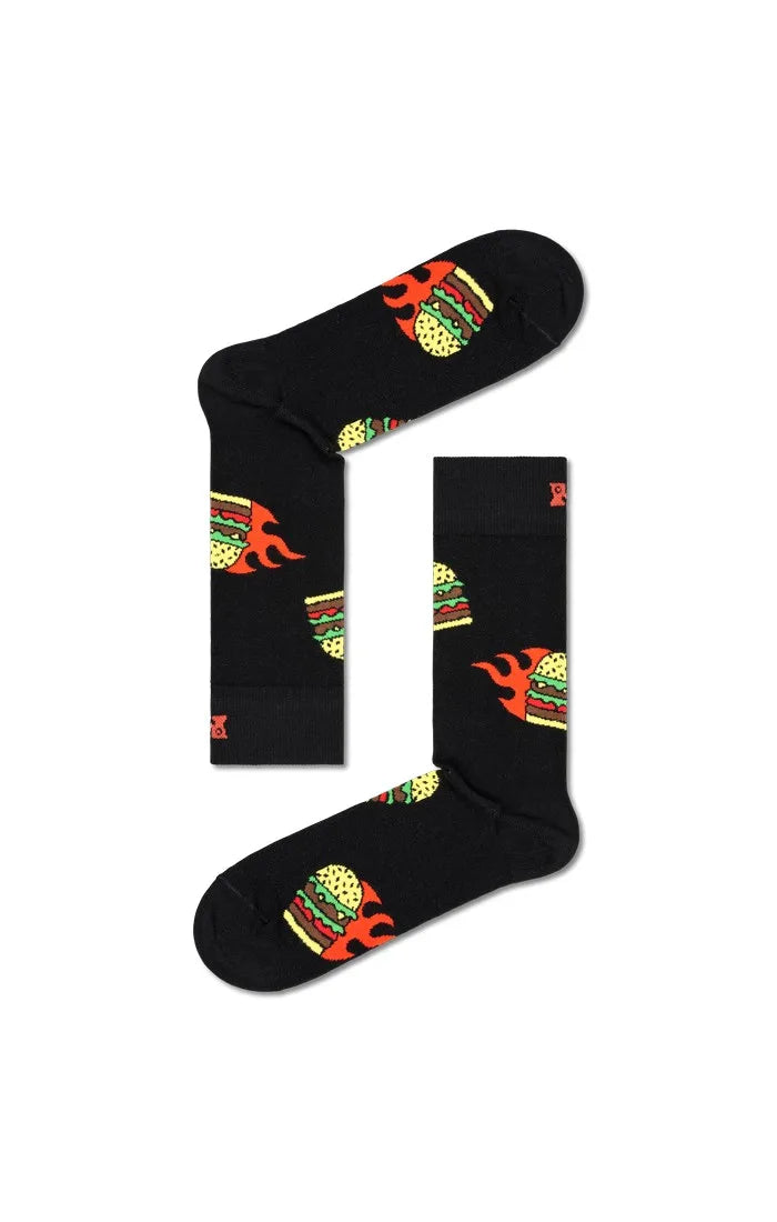 Happy Socks 2 Pack Blast Of Burger Socks Gift Set
