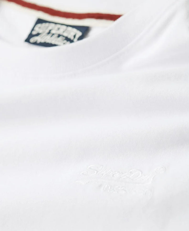 Superdry Organic Cotton Essential Logo T-Shirt White