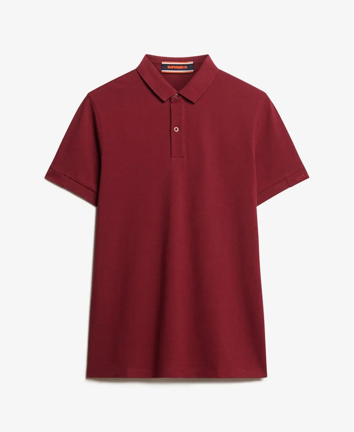 Superdry City Pique Polo Stanton Red