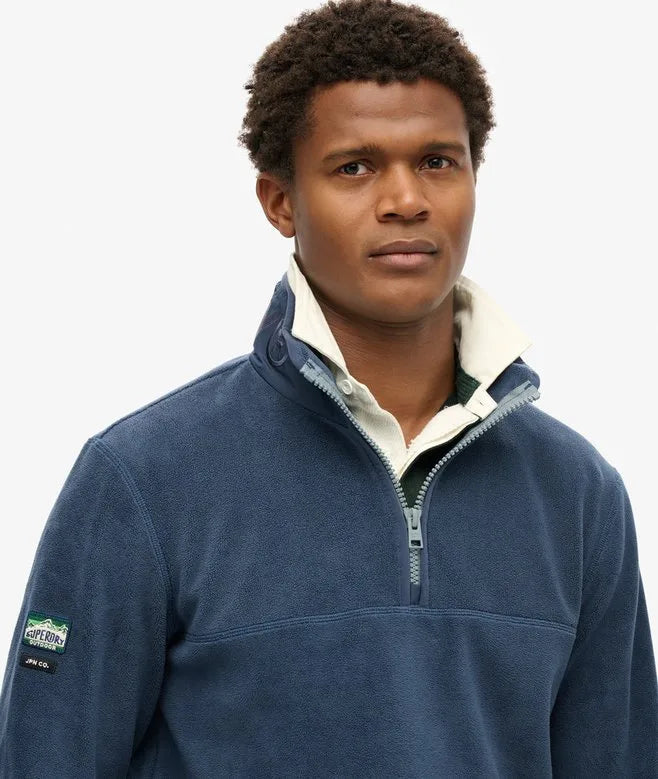 Superdry Active Half Zip Fleece Navy