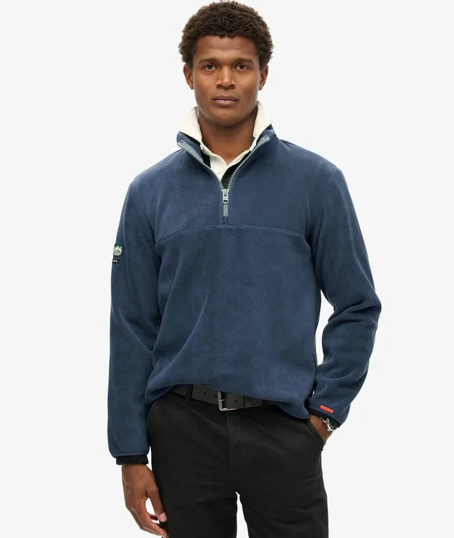 Superdry Active Half Zip Fleece Navy