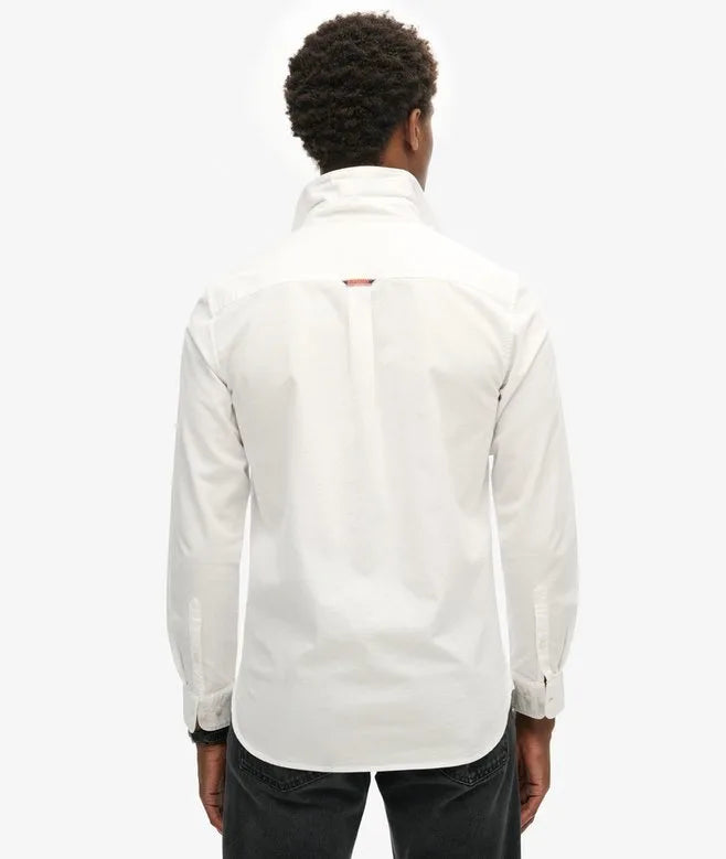 Superdry Organic Cotton Oxford Shirt White