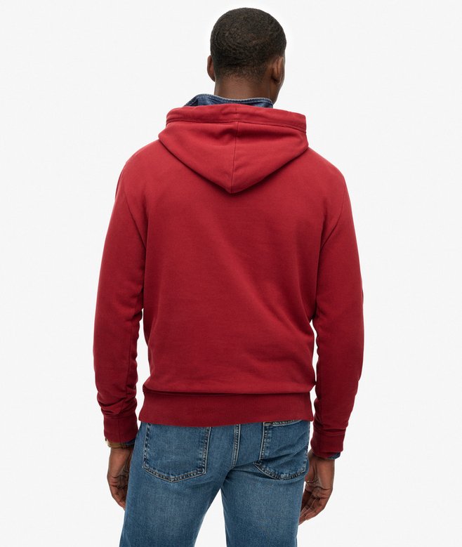 Superdry Essential Logo Hoodie League Red