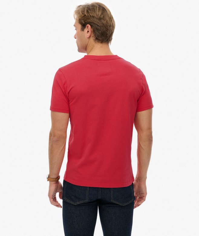 Superdry Vintage Logo Classic T-Shirt Indiana Red
