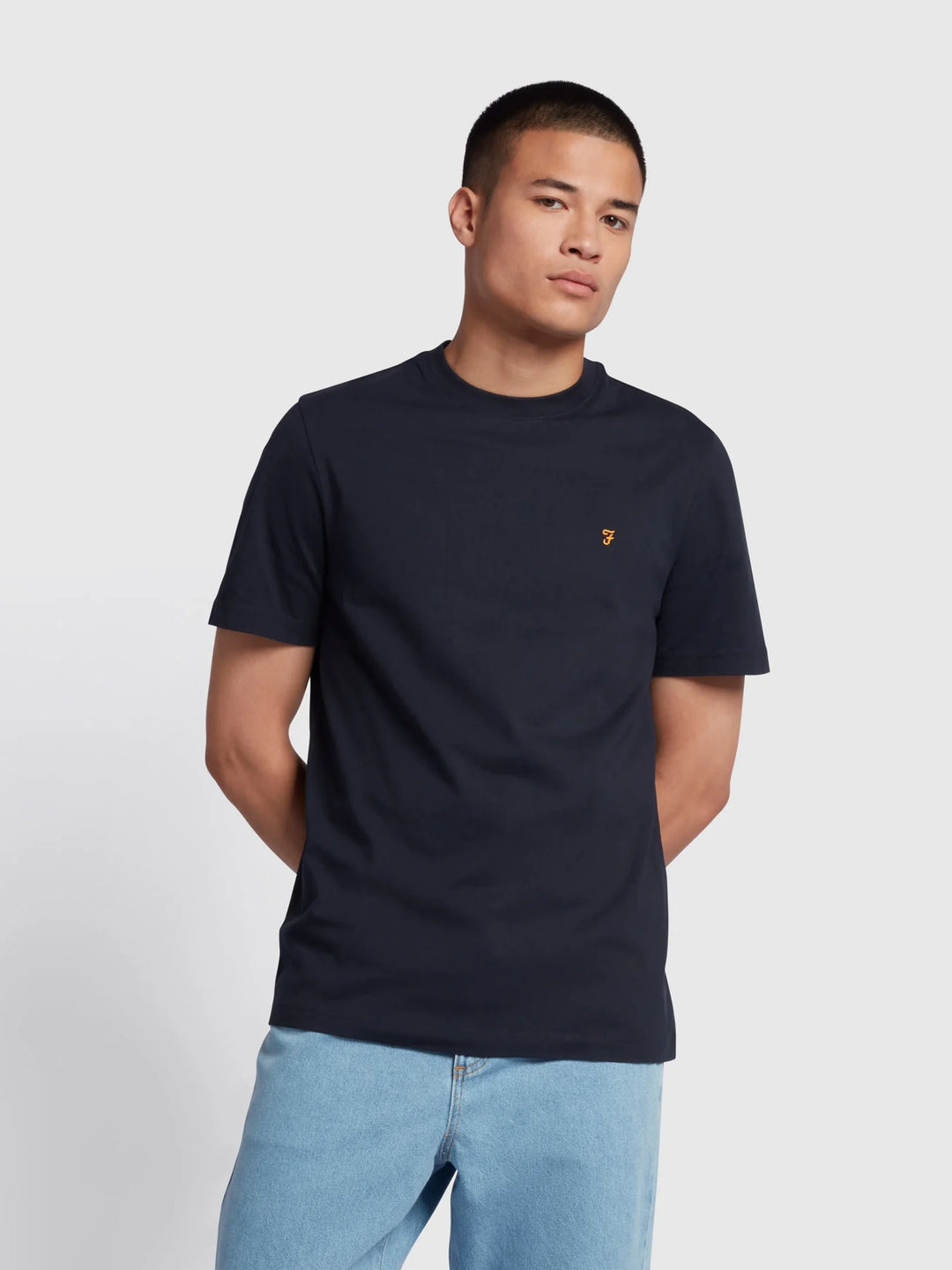 Farah Danny Regular T- Shirt Navy