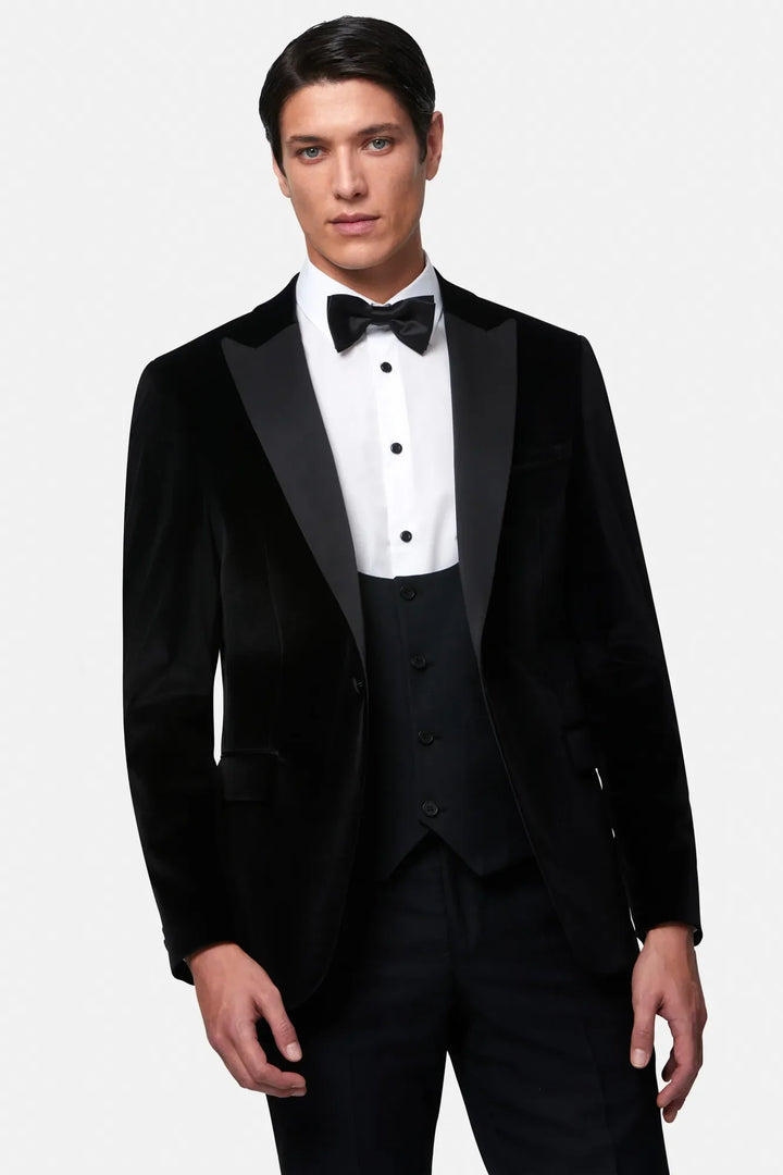 Benetti James Black Low Scoop Waistcoat image 2
