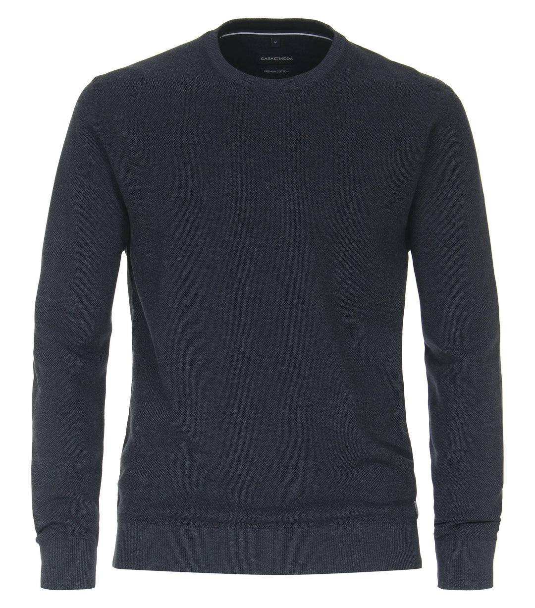 Casa Moda Crew Neck Sweater Thunder Storm image 0