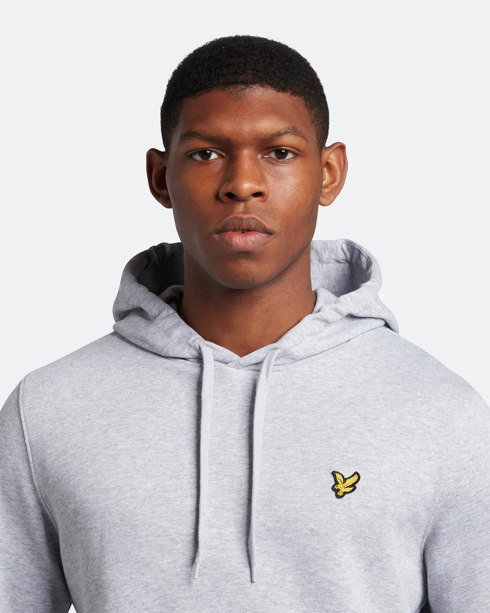 Lyle &amp; Scott Pullover Hoodie Light Grey Marl image 1
