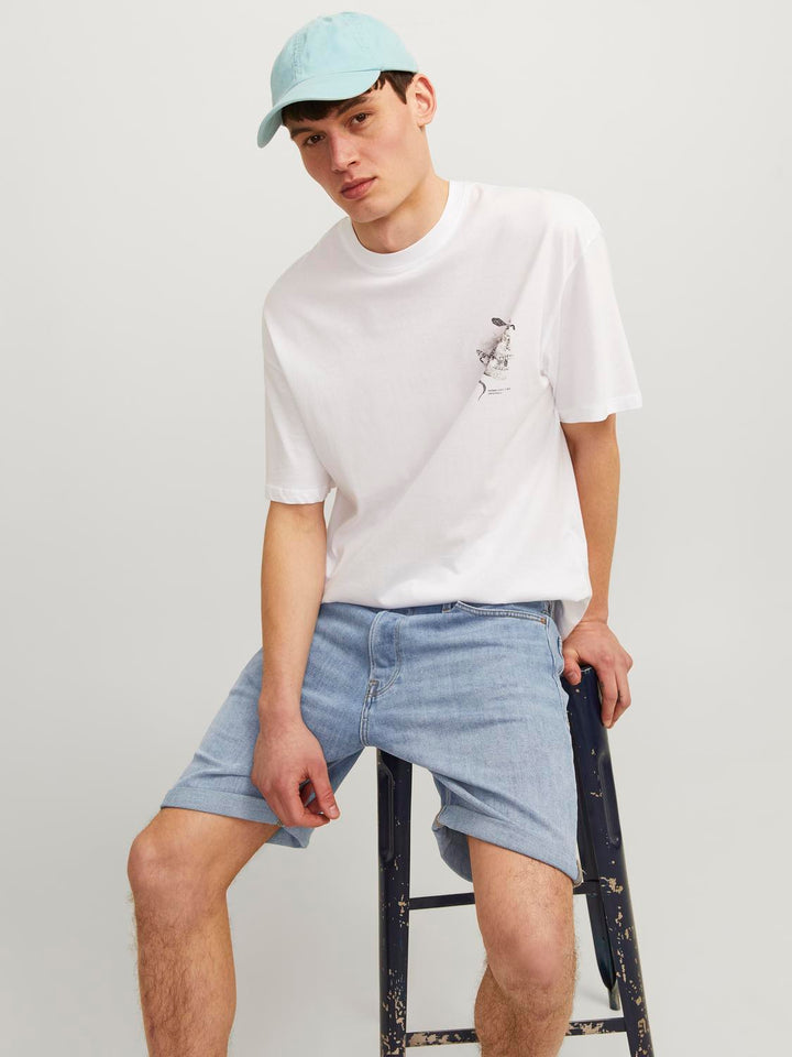 Jack &amp; Jones Denim Shorts Blue image 5