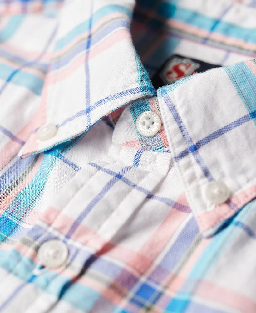 Superdry Lightweight Check Shirt Optic Check image 4