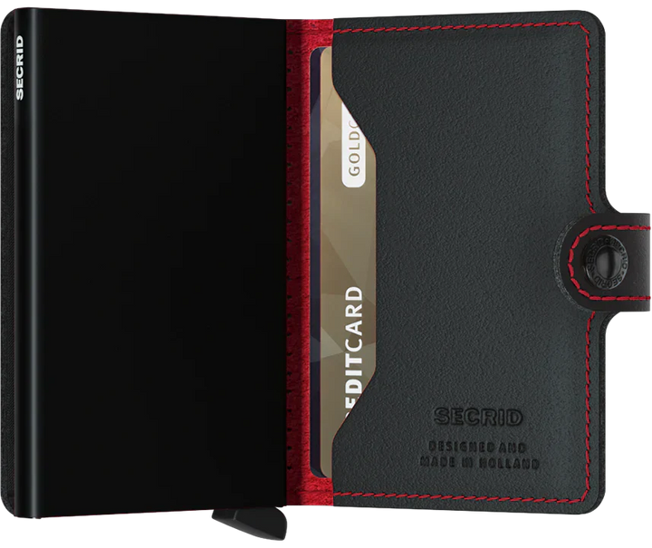 Secrid Miniwallet Perforated Black-Red image 3