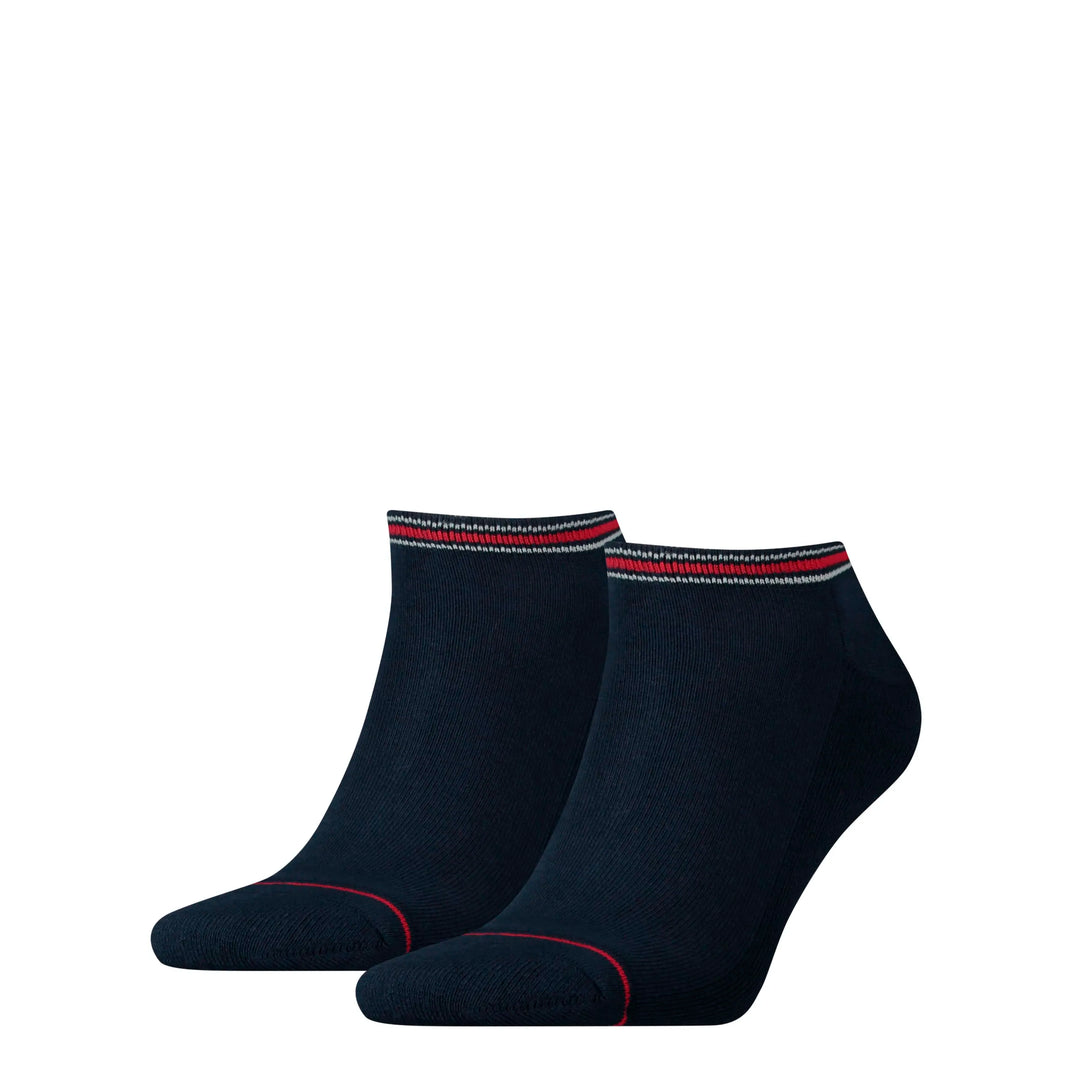Tommy Hilfiger 2PK Iconic Sneaker Socks Navy