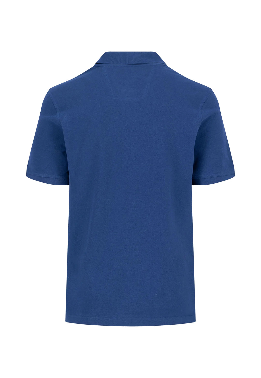 Fynch Hatton Cotton polo shirt with a classic collar Midnight