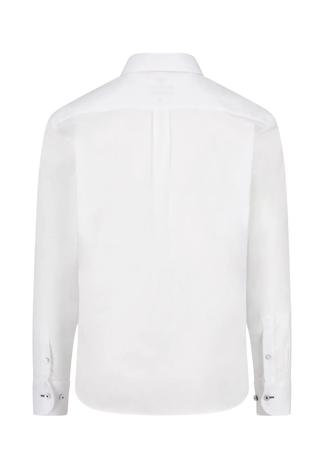 Fynch Hatton Cotton Oxford shirt with button-down collar White