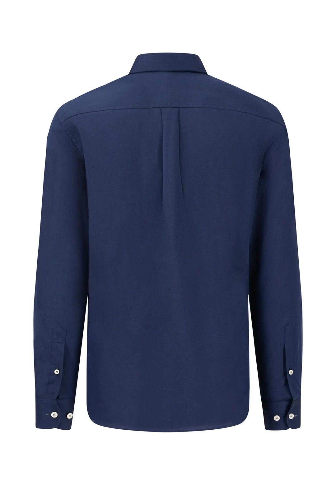 Fynch Hatton Cotton Oxford shirt with button-down collar Navy