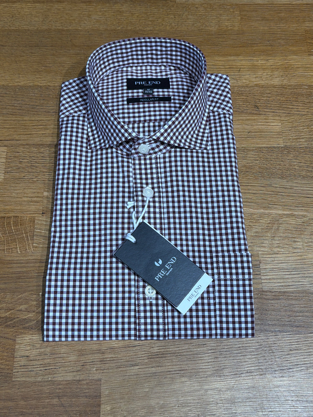 Pre End Porter Casual Shirt Red Checked