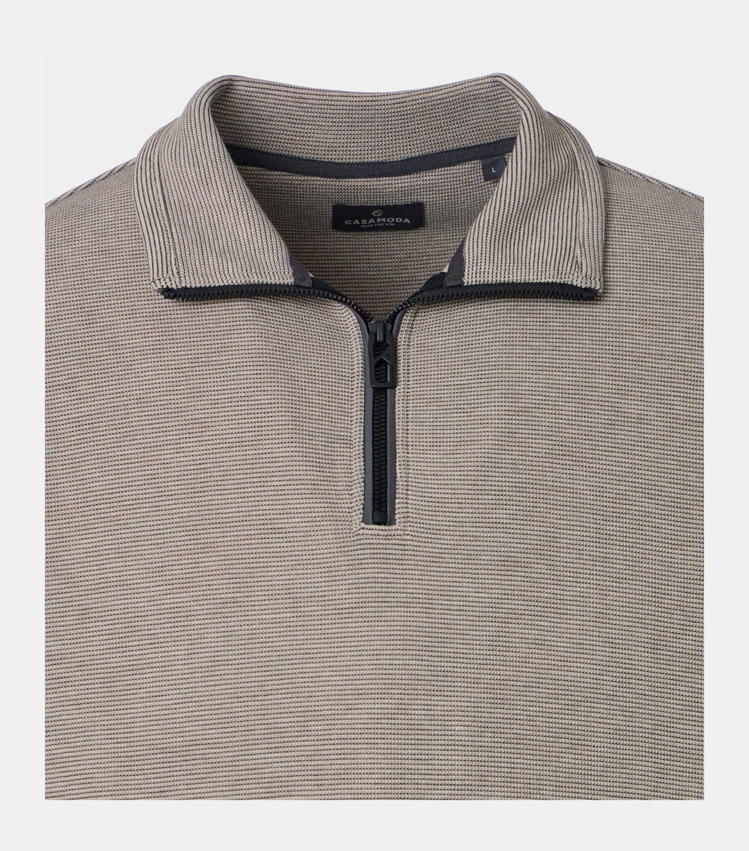 Casa Moda Sweatshirt Zip Beige