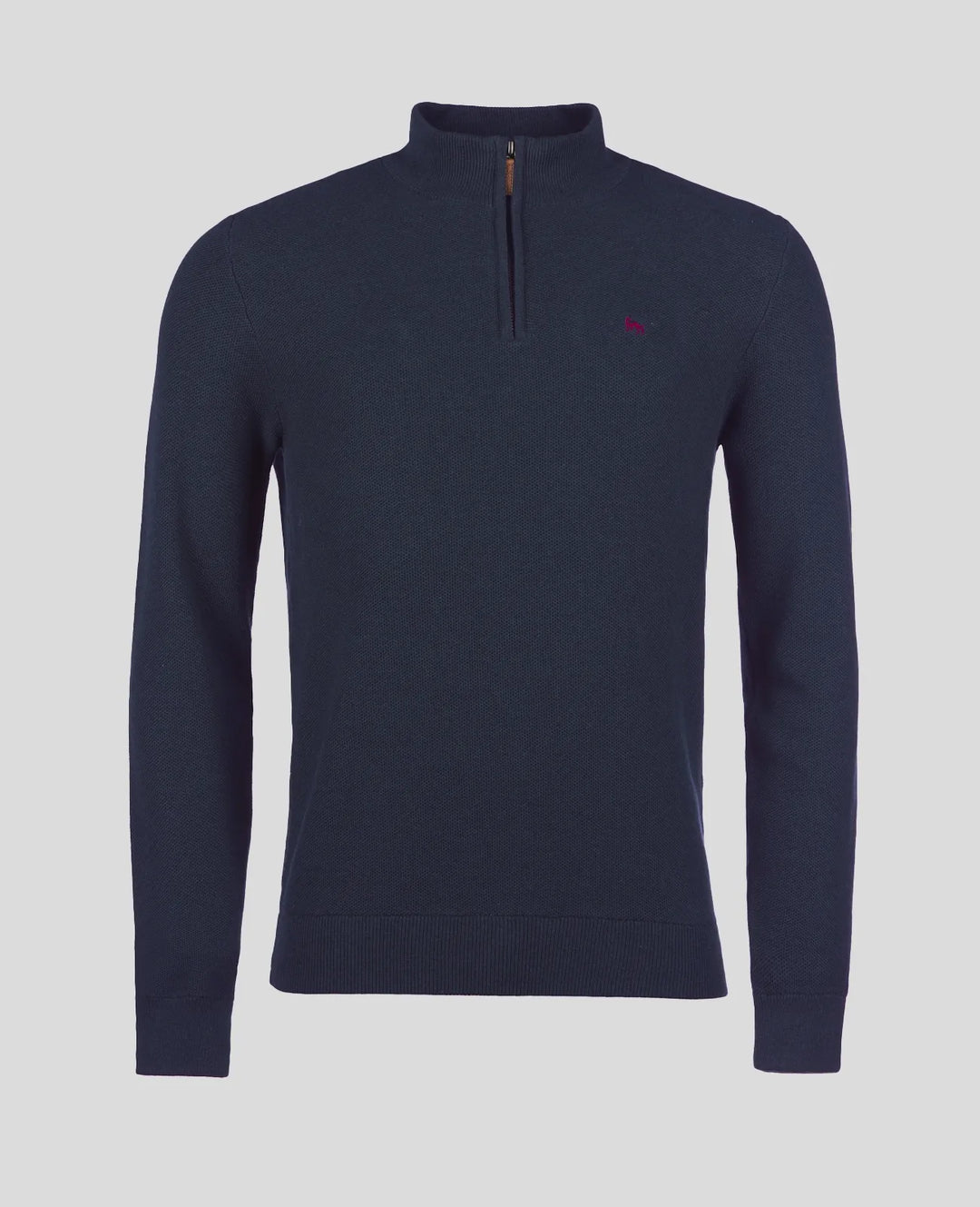 Magee Carn Cotton 1/4 Zip Navy
