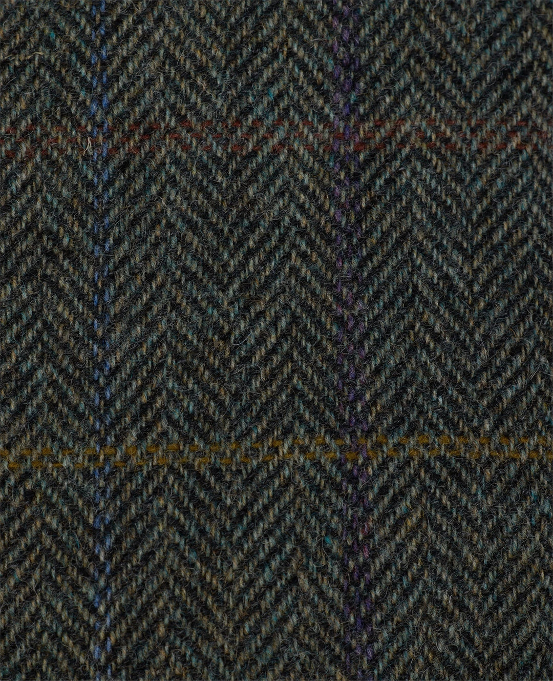 Magee Donegal Tweed Flat Cap in Moss Check Green