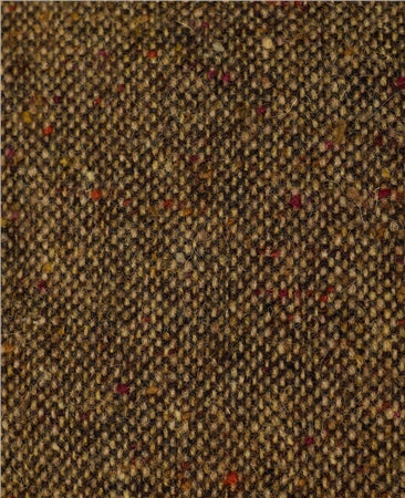 Magee Donegal Tweed Flat Cap in Brown Salt & Pepper