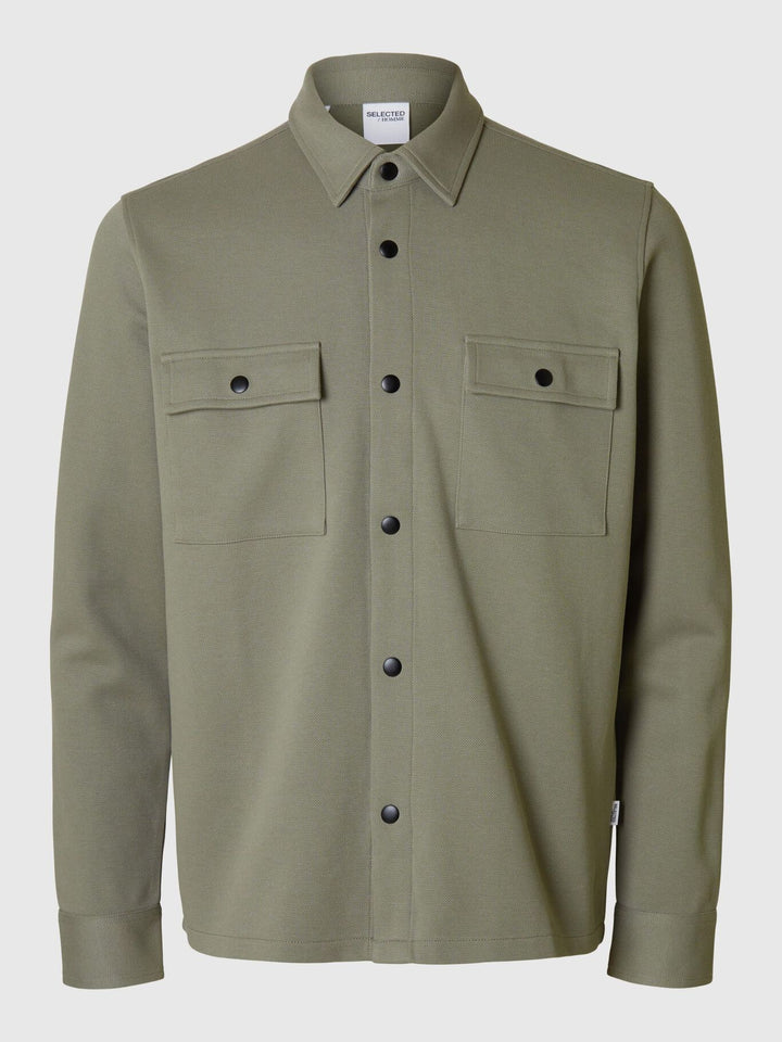 Selected Homme Overshirt Vetiver