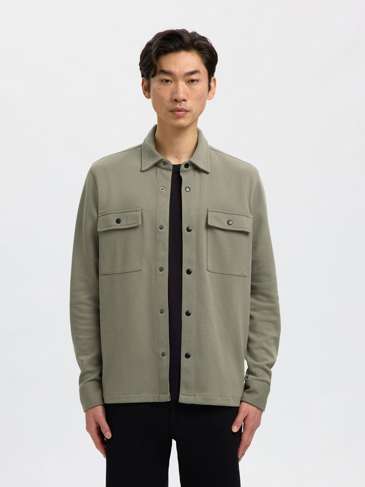 Selected Homme Overshirt Vetiver