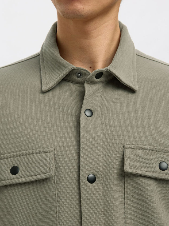 Selected Homme Overshirt Vetiver