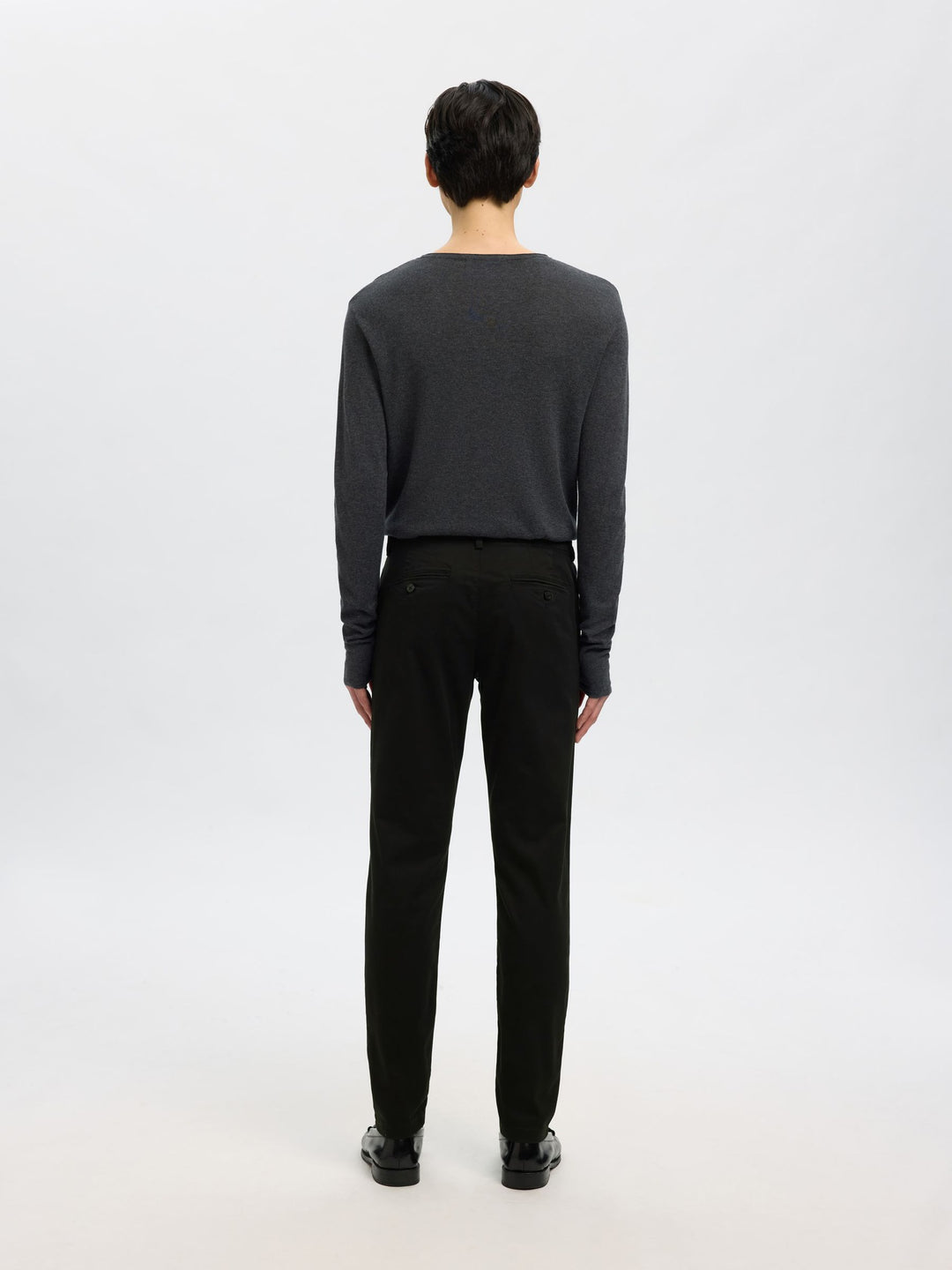 Selected Homme New Miles Slim Fit Chino Black